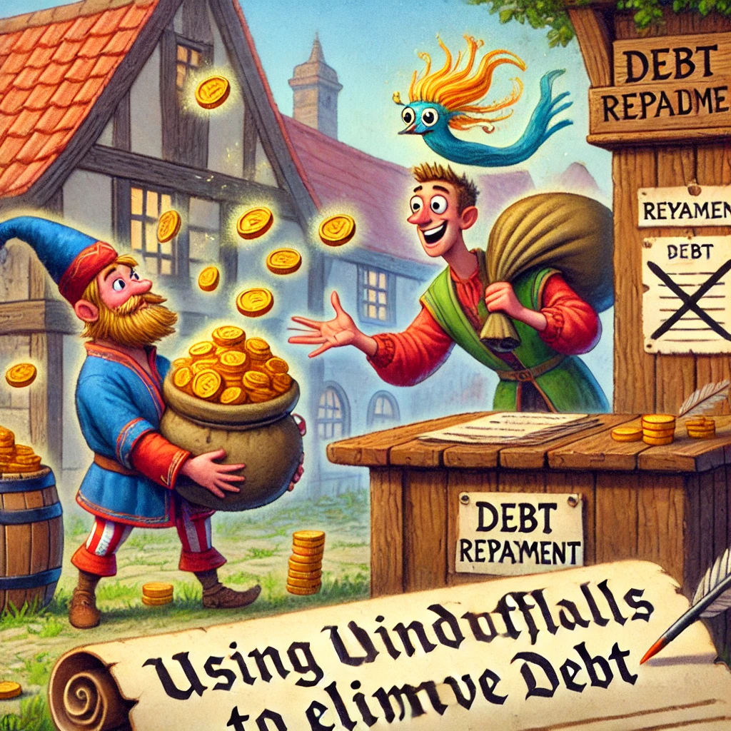 How to Use Windfalls to Eliminate Debt Quickly