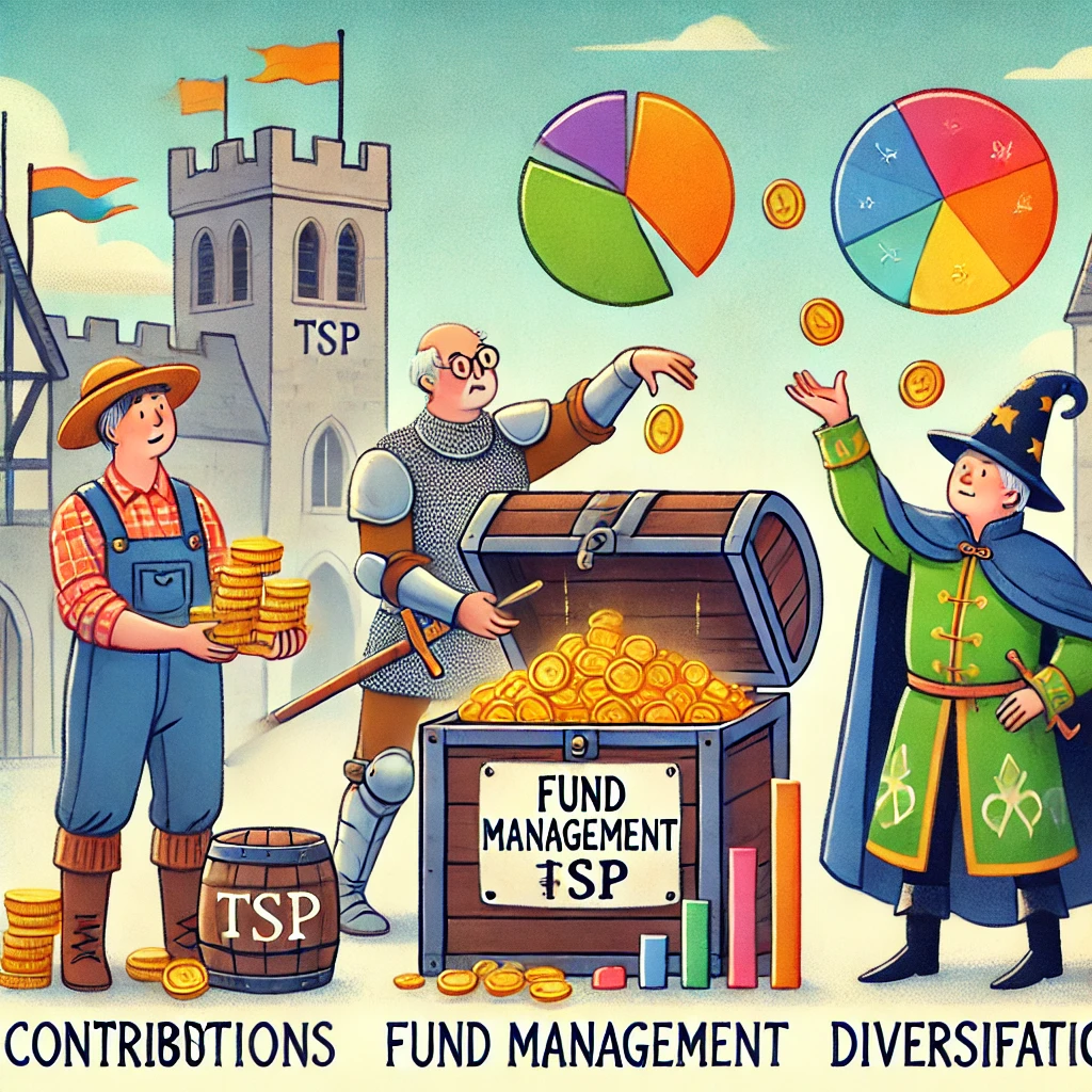 How to contribute, manage funds, and diversify your TSP portfolio.