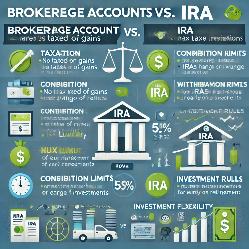 Brokerage Account vs. IRA: Where Should You Start?