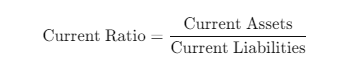 Current Ratio