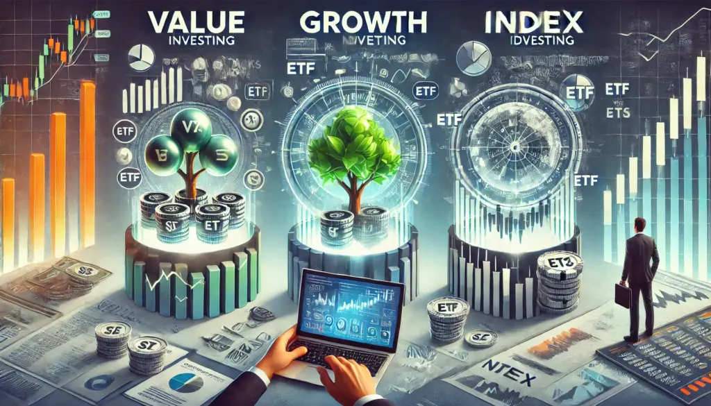 Investing Styles Explained: Value, Growth, and Indexing