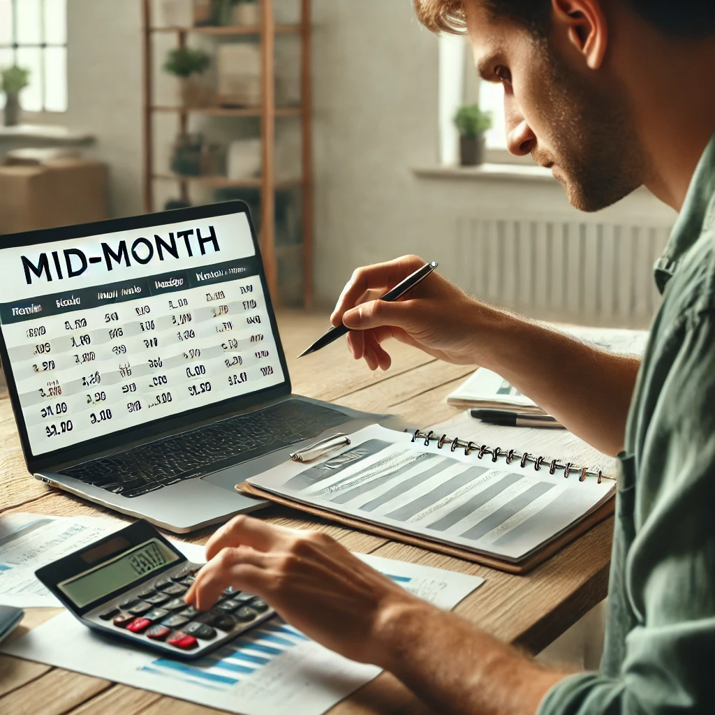 Mid-Month Budget Adjustments Example